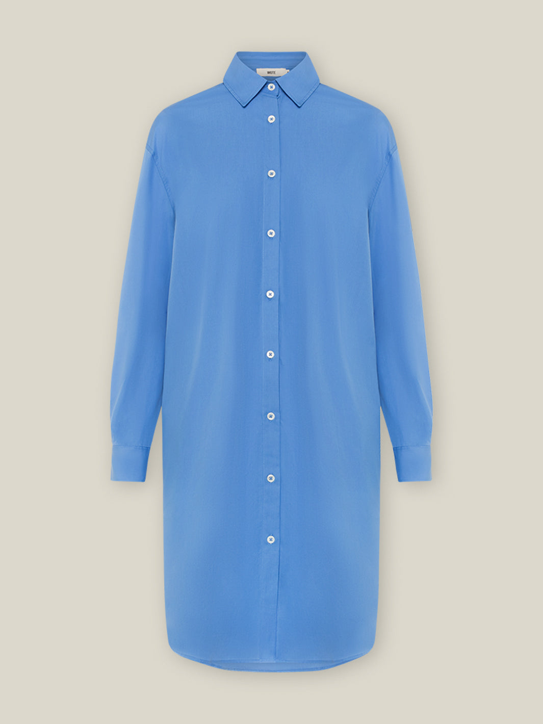 Hemdblusen Kleid Streifen aus Organic Cotton