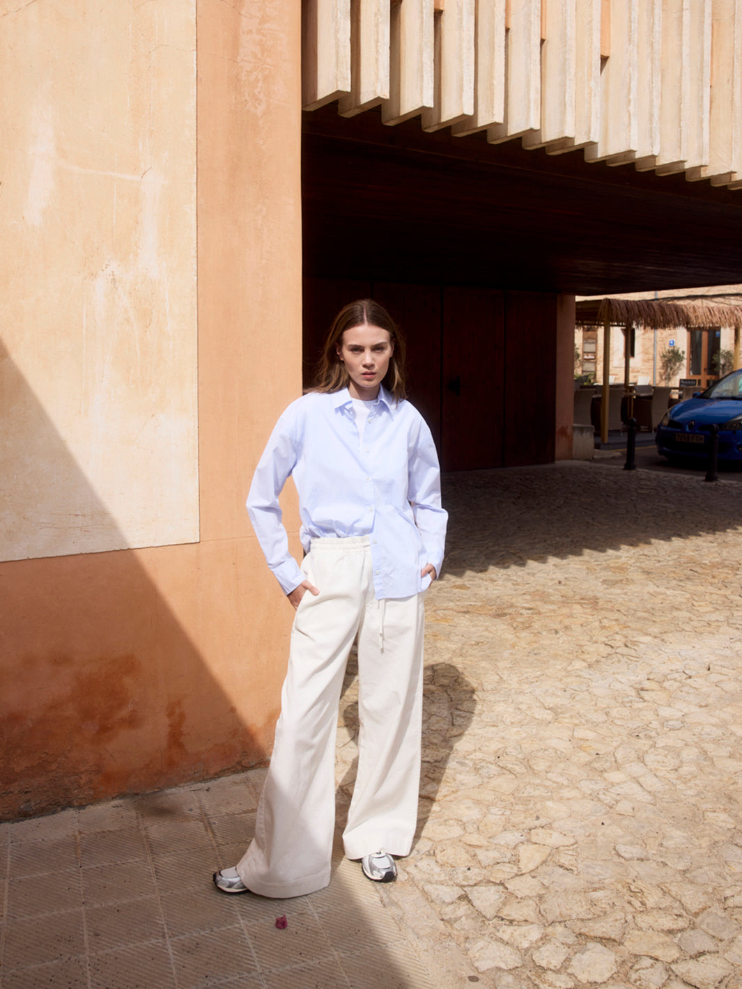 Oversized Bluse aus Organic Cotton