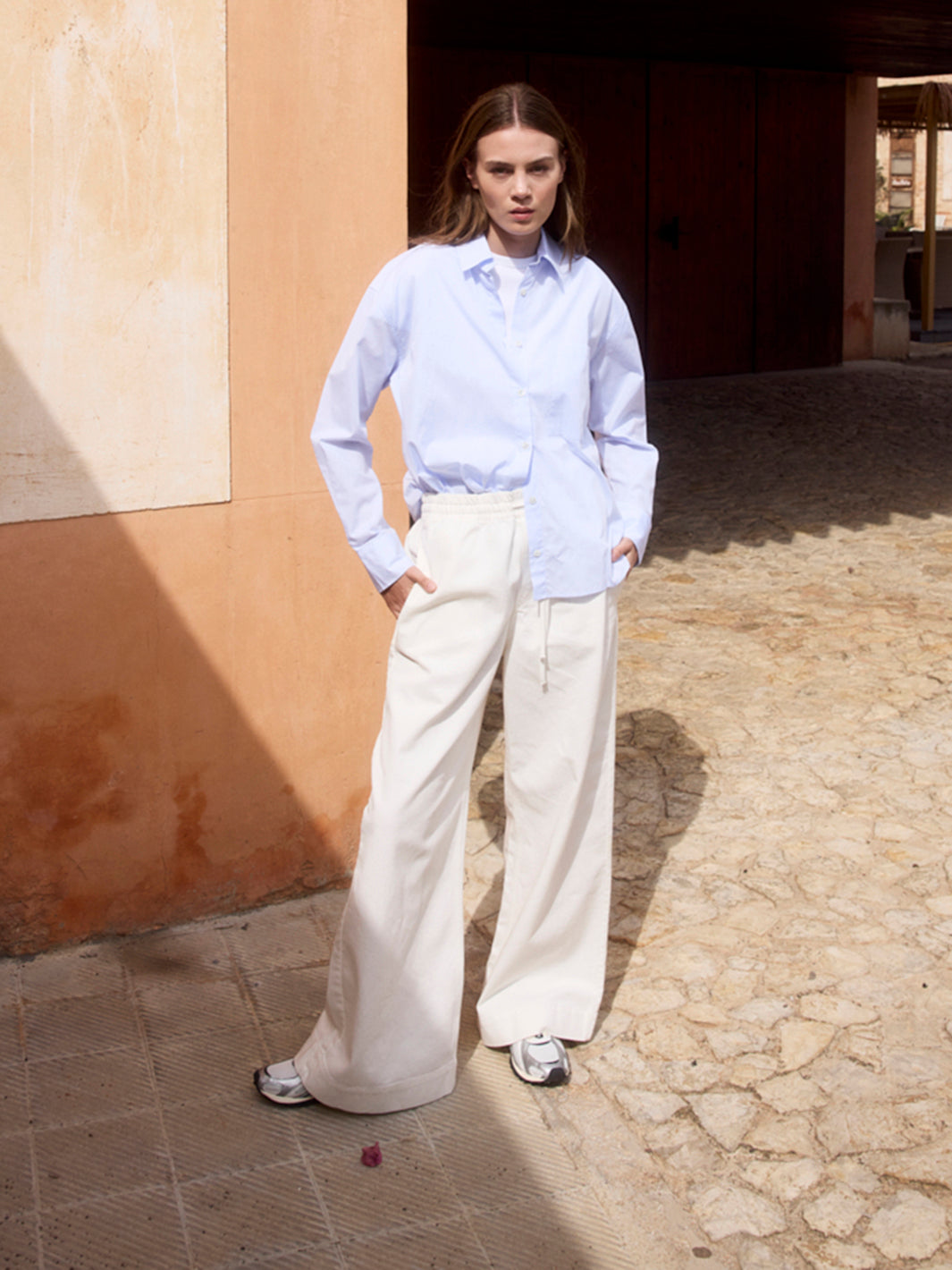 Oversized Bluse aus Organic Cotton