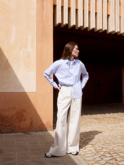 Oversized Bluse aus Organic Cotton