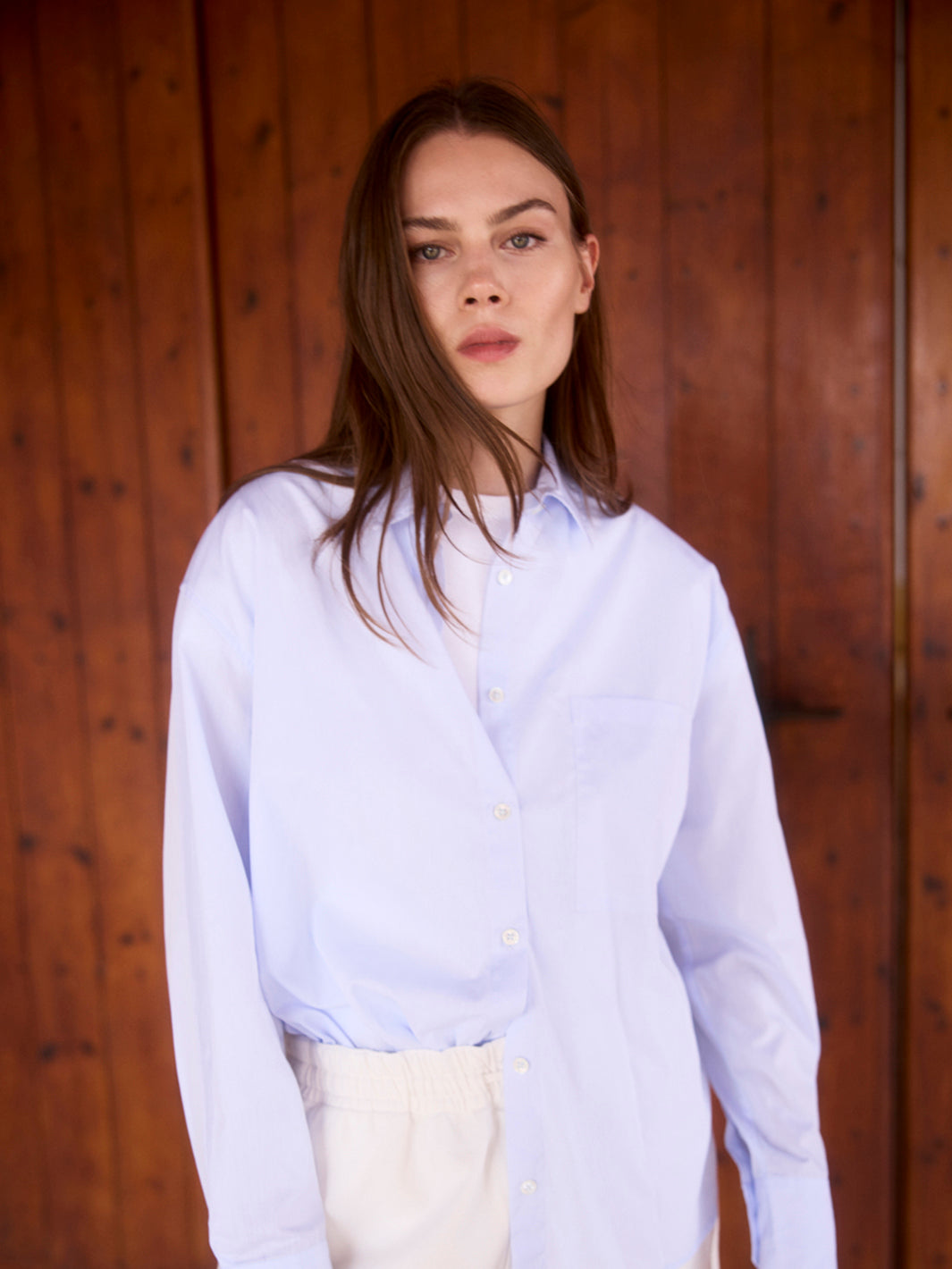 Oversized Bluse aus Organic Cotton