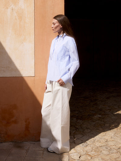 Oversized Bluse aus Organic Cotton