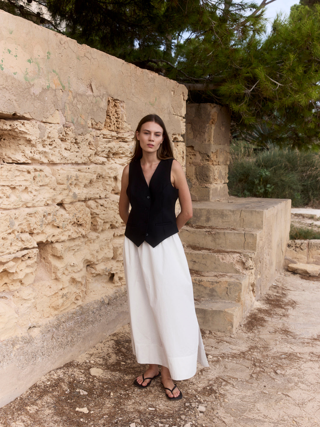 Weste aus nachhaltiger Wolle