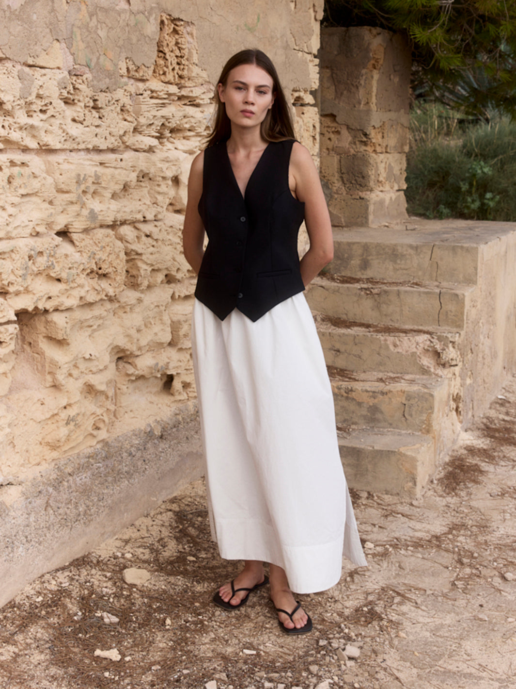 Weste aus nachhaltiger Wolle