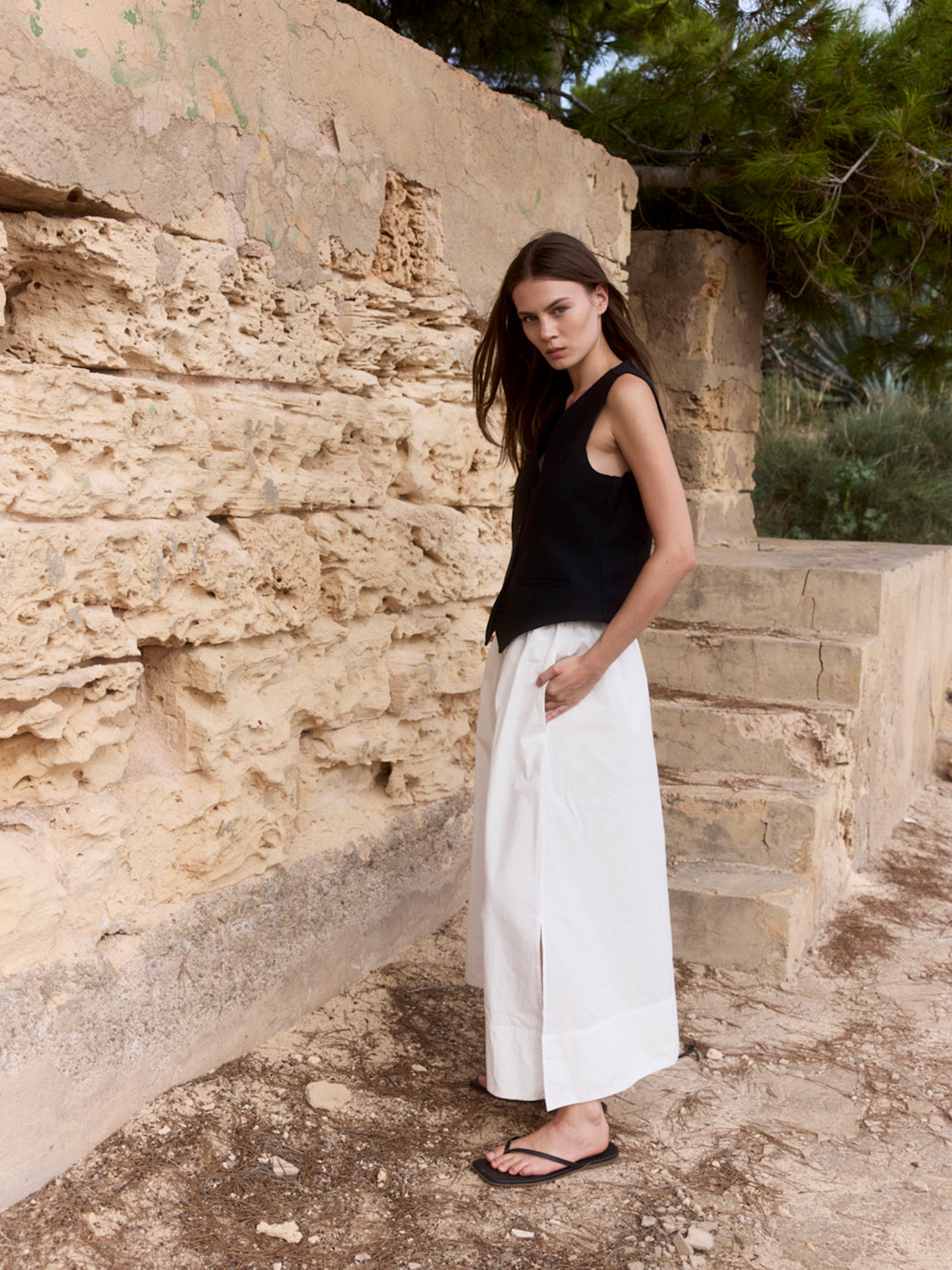 Weste aus nachhaltiger Wolle